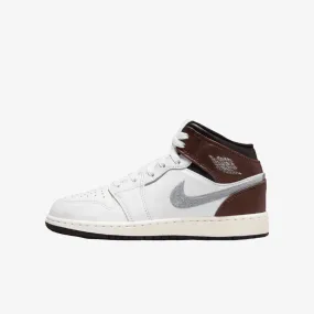 (GS) Air Jordan 1 Mid SE 'Brown / Blue Grey' (2024) FQ8162-142