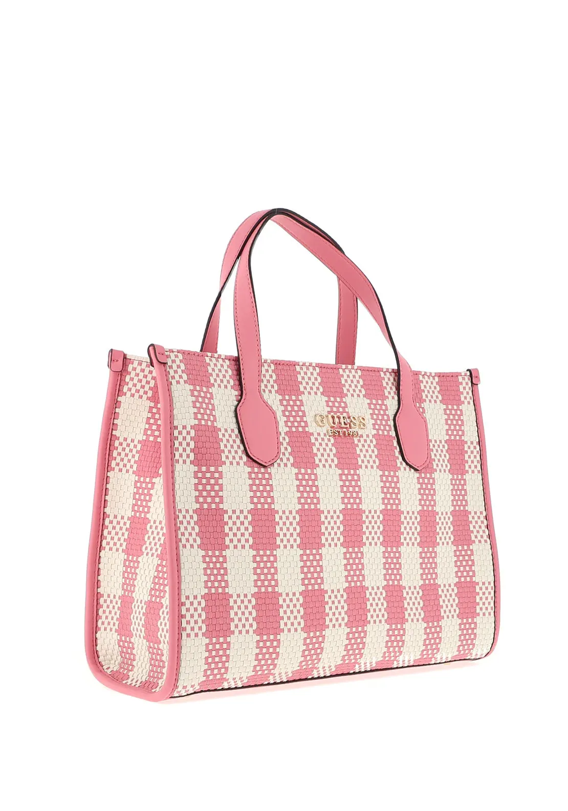 Guess Silvana Vichy Print Bag