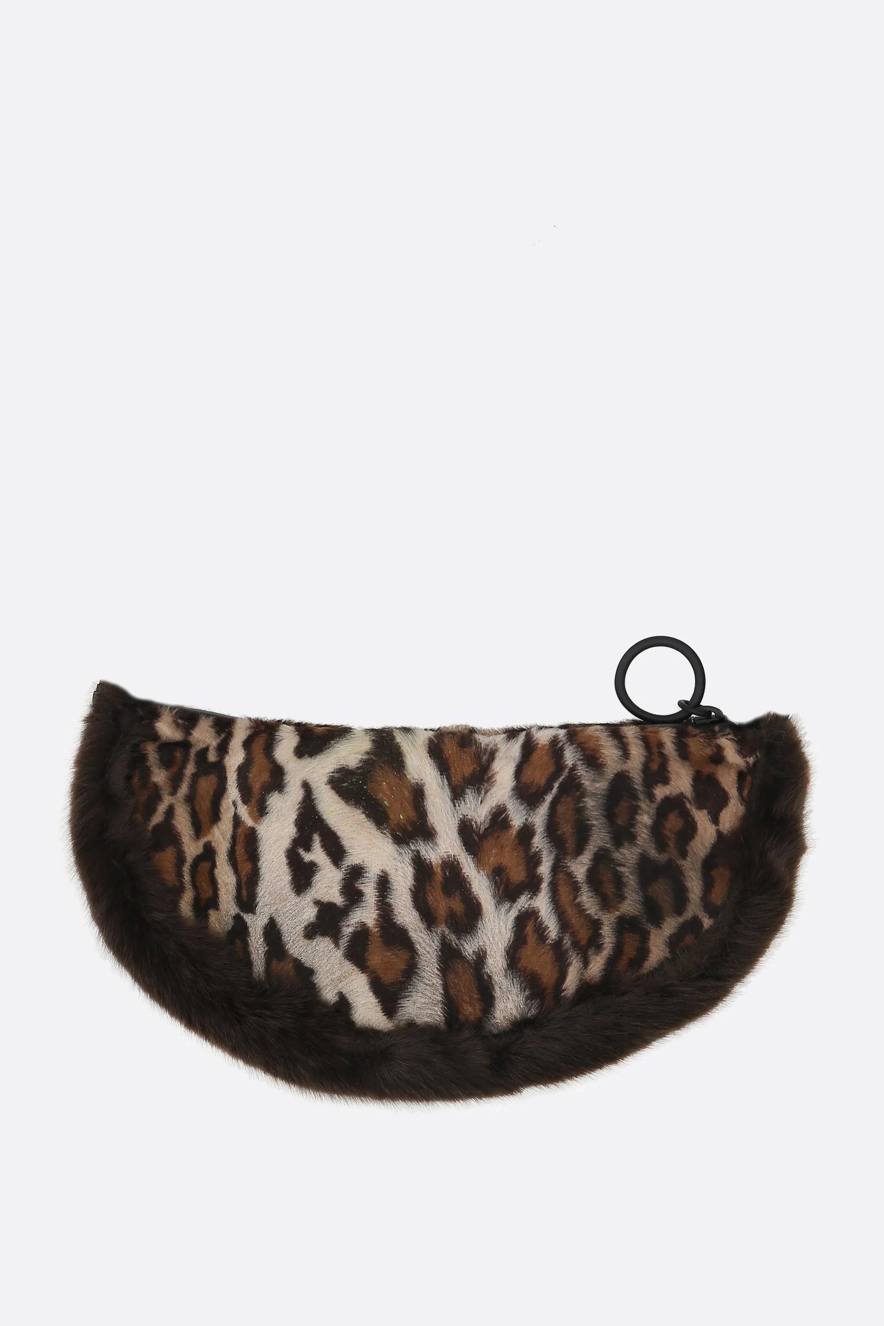 H30 faux fur crossbody bag