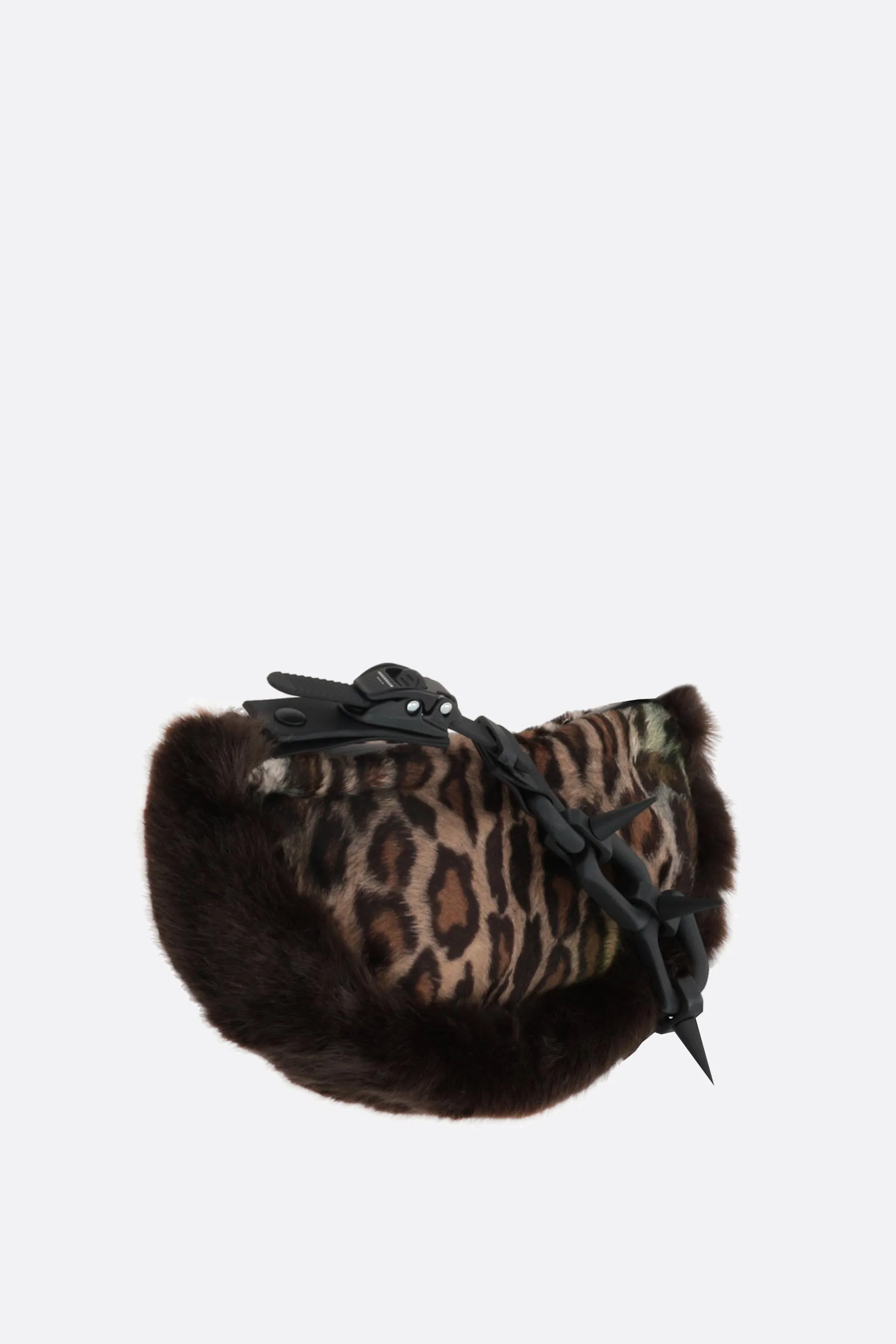 H30 faux fur crossbody bag