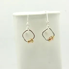 HERA Collection:  Hera Petite Gold Wrapped Silver Links