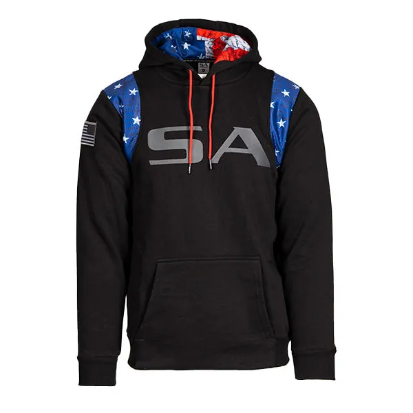 Honor Lined Hoodie | American Flag | SA