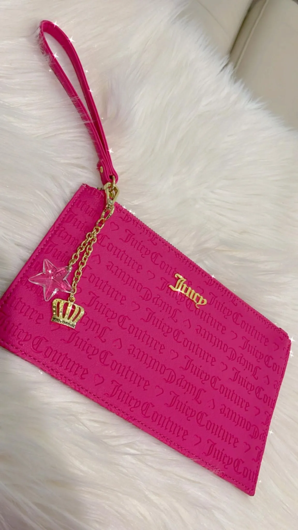 JC Pink wristlet