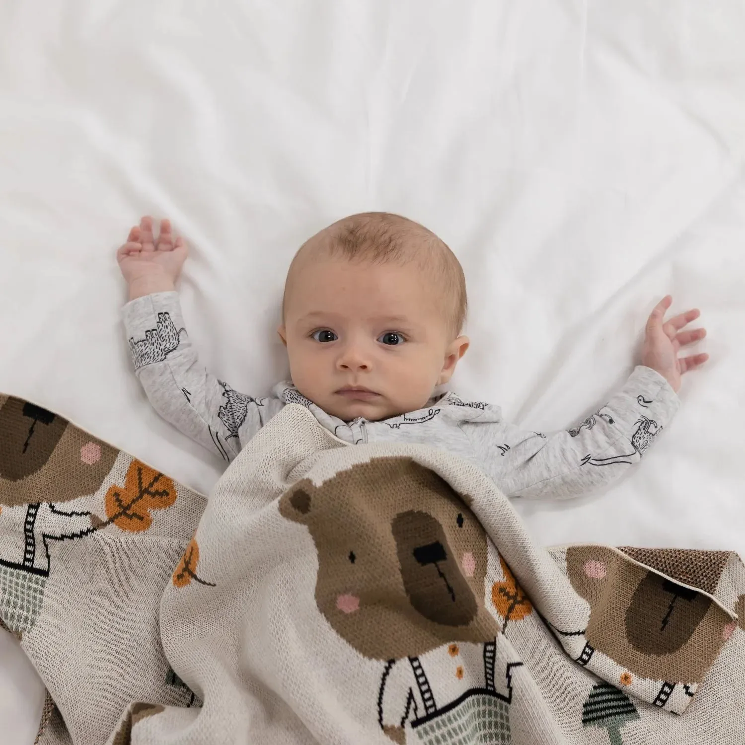 Kiki Bear Baby Blanket