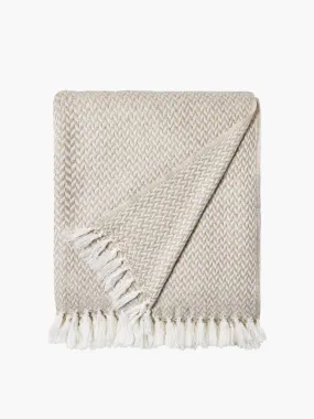 L and M Home Cashmere Copenhagen Wheat Throw