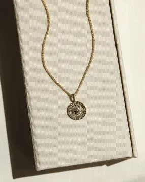 Leo Medallion - Gold Vermeil