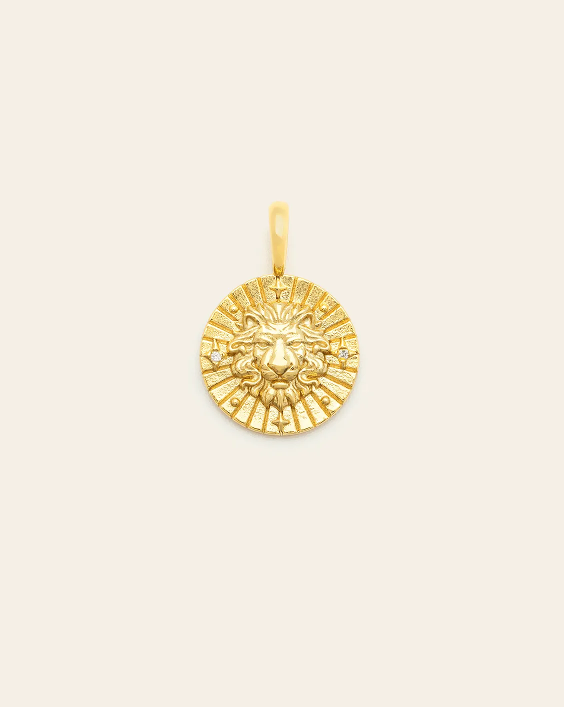 Leo Medallion - Gold Vermeil