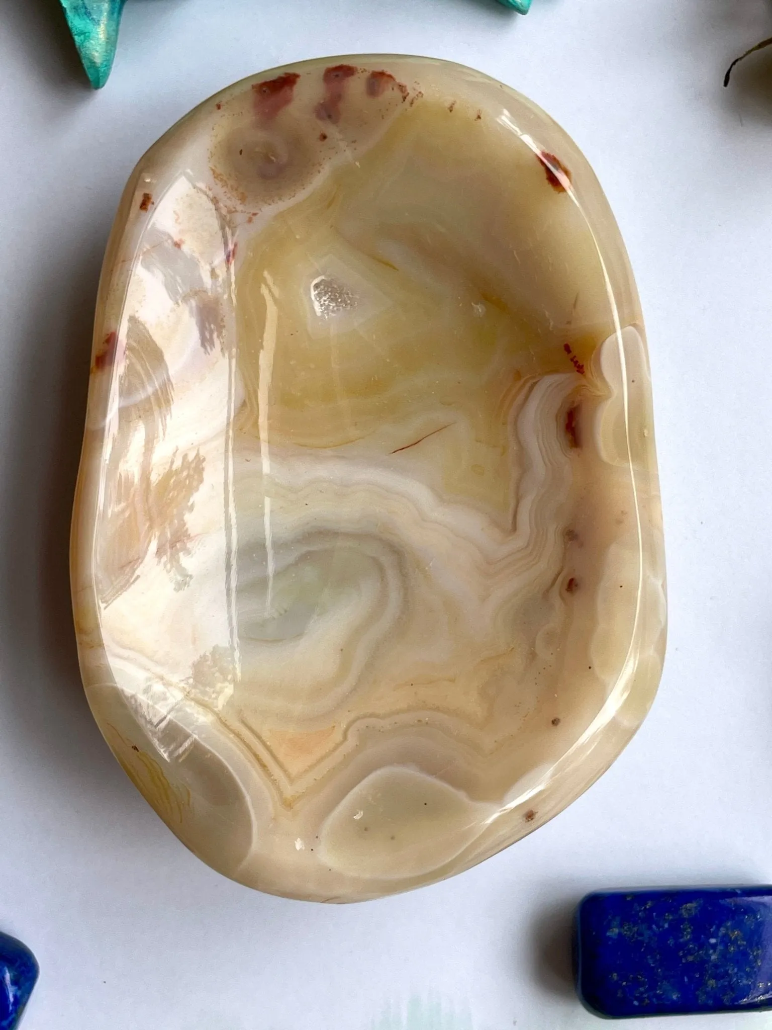 Lines Agate Bowl