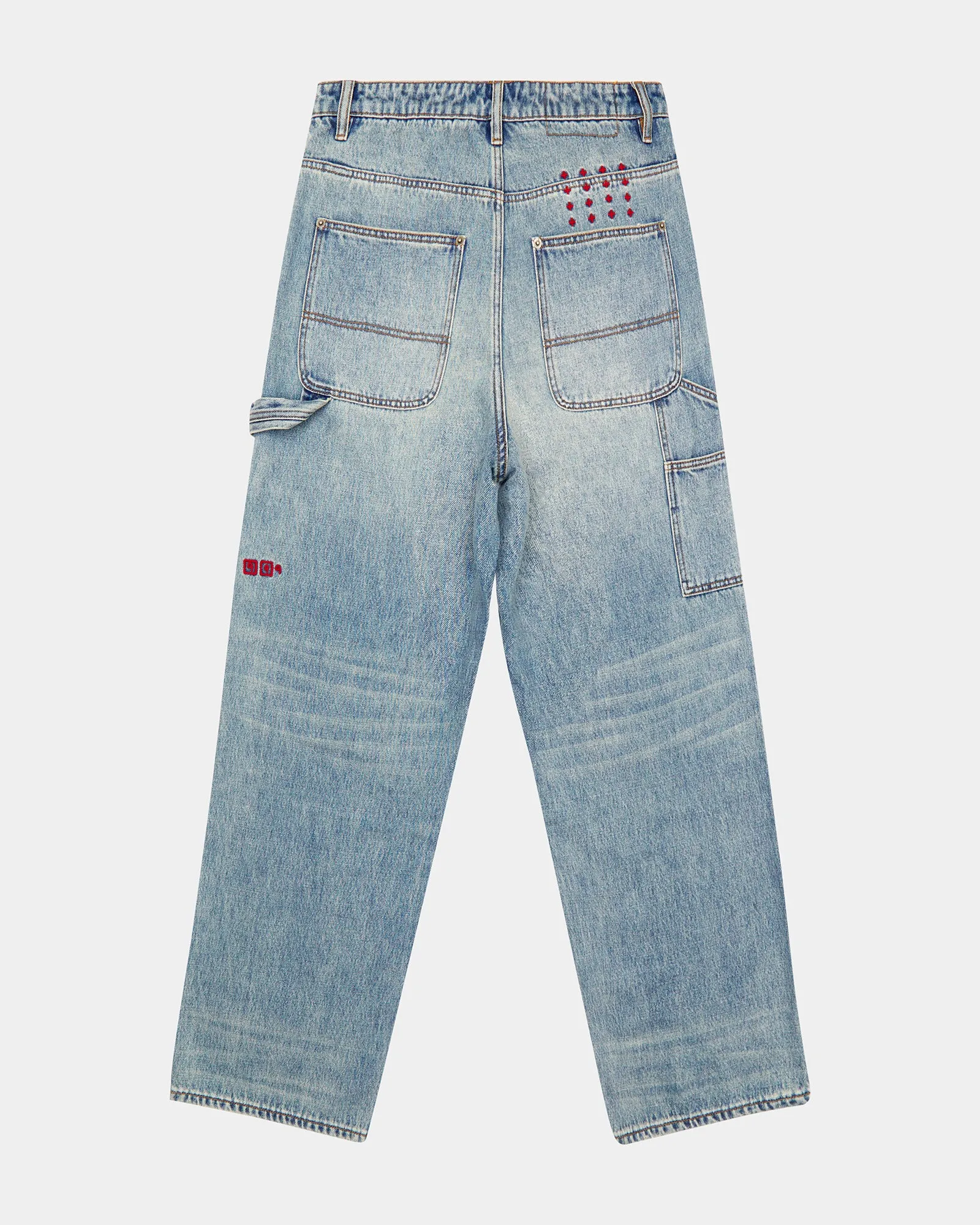 MAXX OPERATOR JEANS K9 - STONED BLUE DENIM