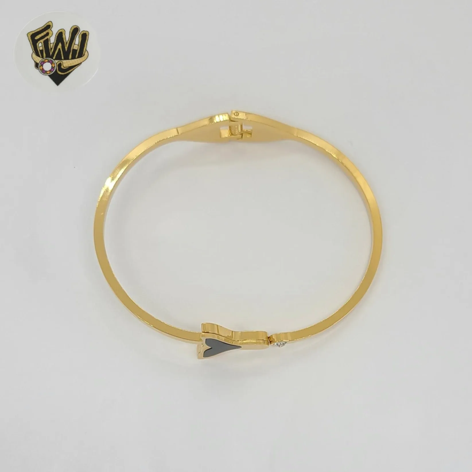 (MBRA-24-Y) Stainless Steel - Tail Bangle.