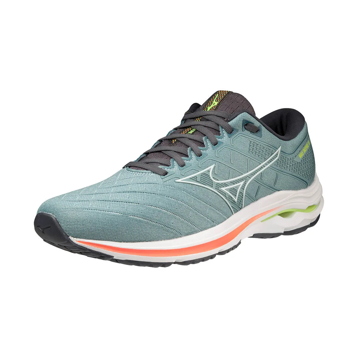 Mizuno Wave Inspire 18 Mens | Smokeb/white/neonflame