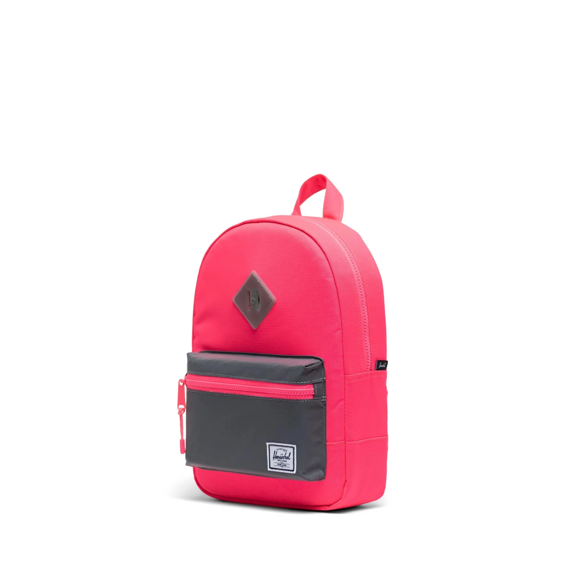 Mochila Herschel Heritage Kids Neon Pink/Silver - Reflective