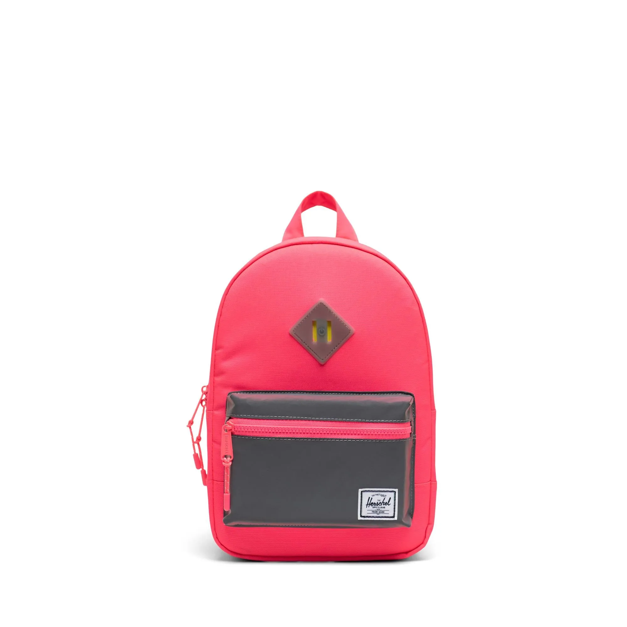 Mochila Herschel Heritage Kids Neon Pink/Silver - Reflective