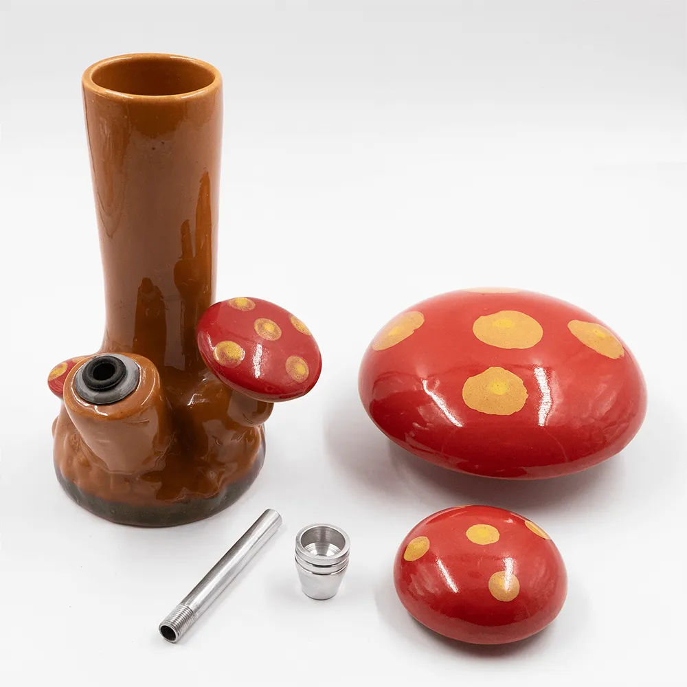 Mushroom Fantasy Ceramic Bong