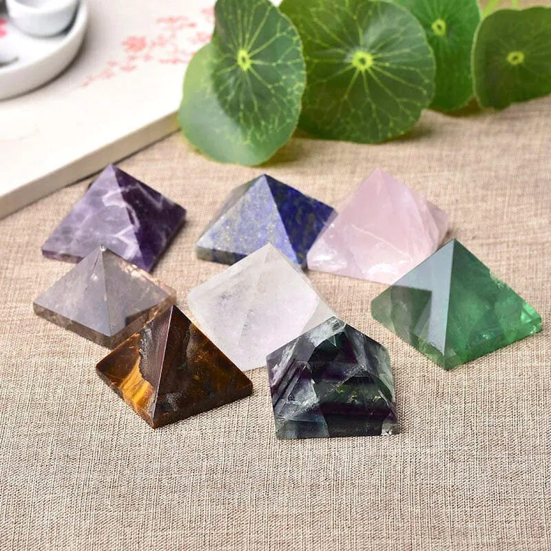 Natural Pyramid Gemstones