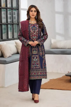 Parishey Embroidered 3 Piece Pakistani Suit PAR11