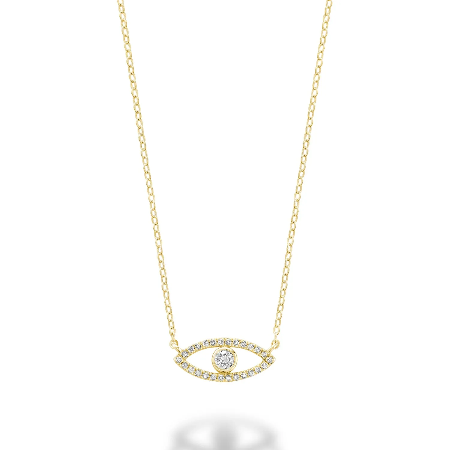 Pavé Evil Eye Necklace