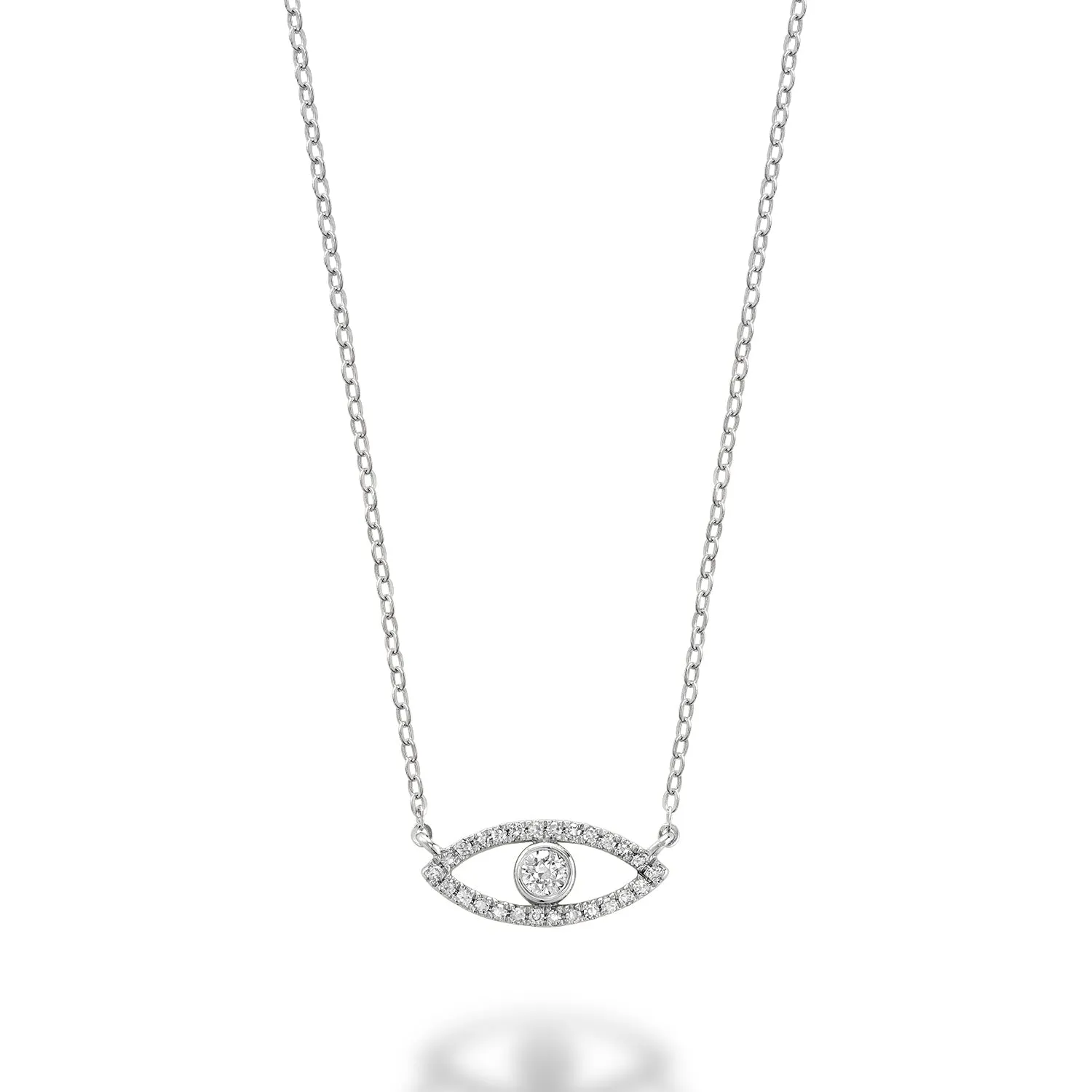 Pavé Evil Eye Necklace