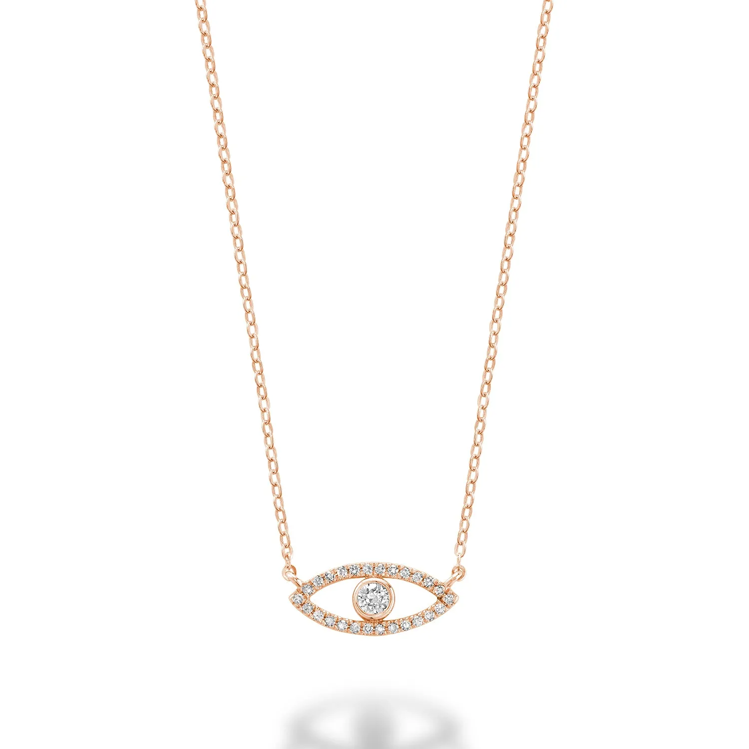 Pavé Evil Eye Necklace