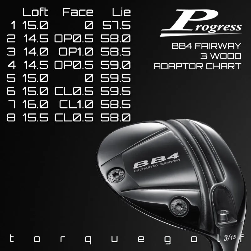 Progress Golf BB4 Titanium Fairway Wood with AutoFlex