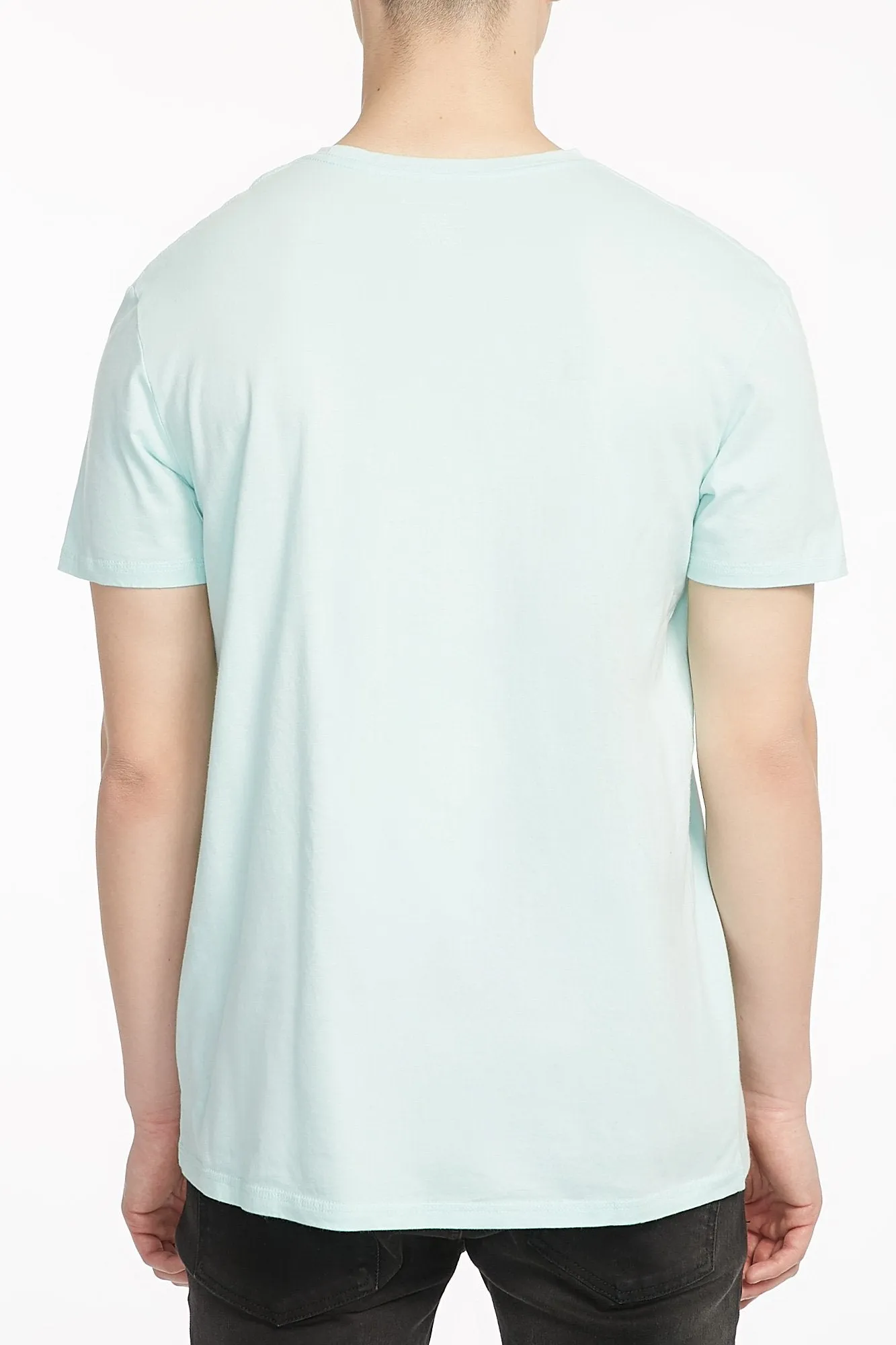 Quiksilver Guys Light Blue Pocket Short Sleeve Tee