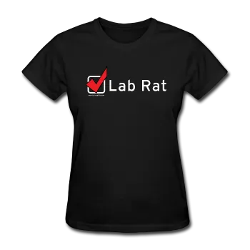 "Lab Rat, Check" - Women's T-Shirt