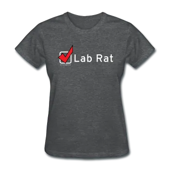 "Lab Rat, Check" - Women's T-Shirt