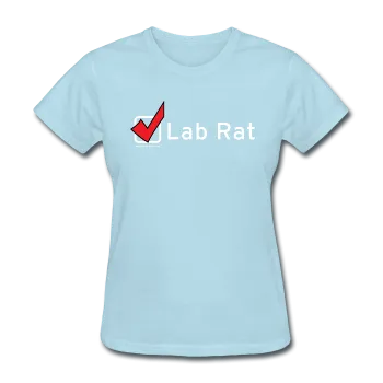 "Lab Rat, Check" - Women's T-Shirt