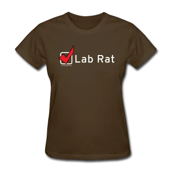 "Lab Rat, Check" - Women's T-Shirt