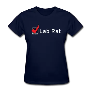 "Lab Rat, Check" - Women's T-Shirt