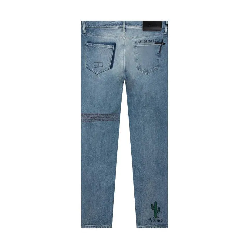 RTA BRYANT ARTISTIC GRAPHIC JEANS