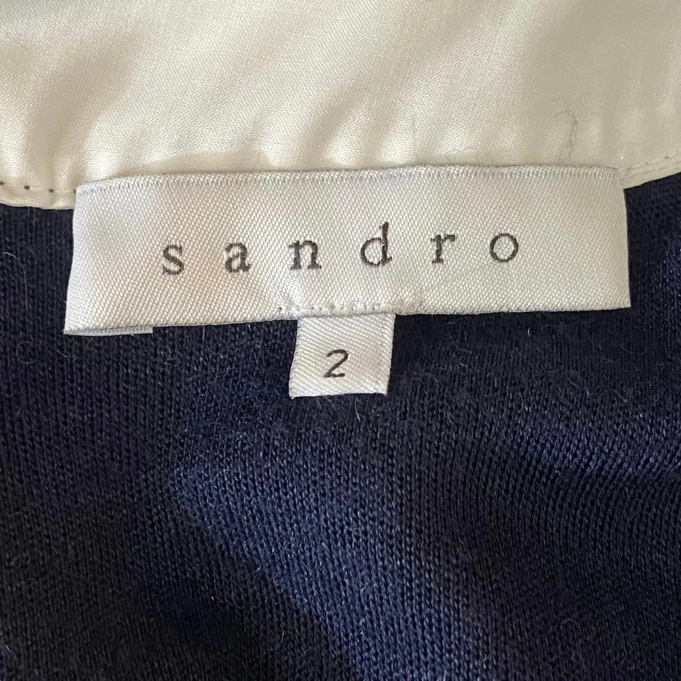 Sandro Wool Dress. Size 2