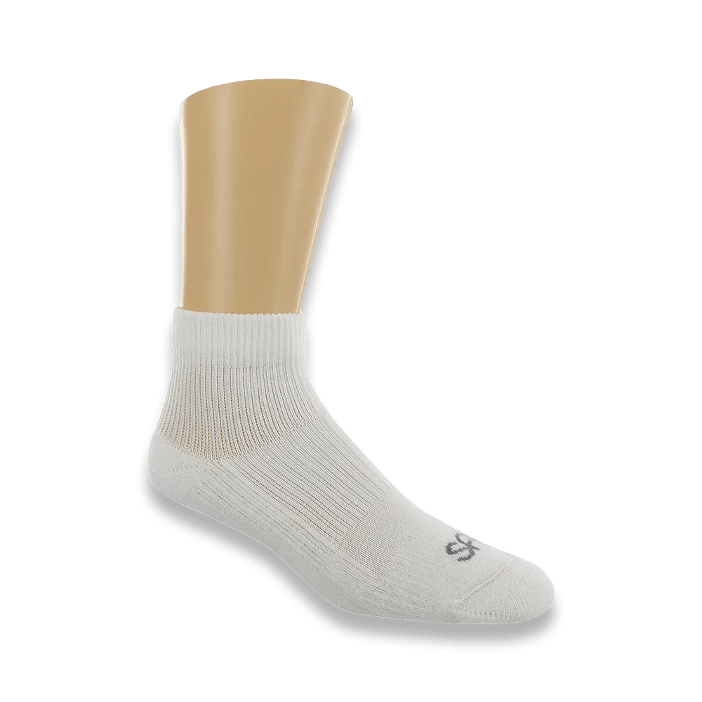 SAS Diabetic Quarter Crew Socks