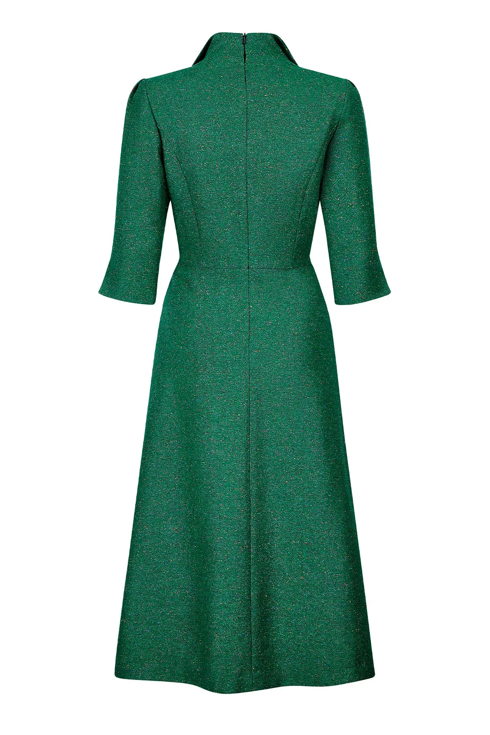 Shamrock Donegal Tweed Dress - Naomi