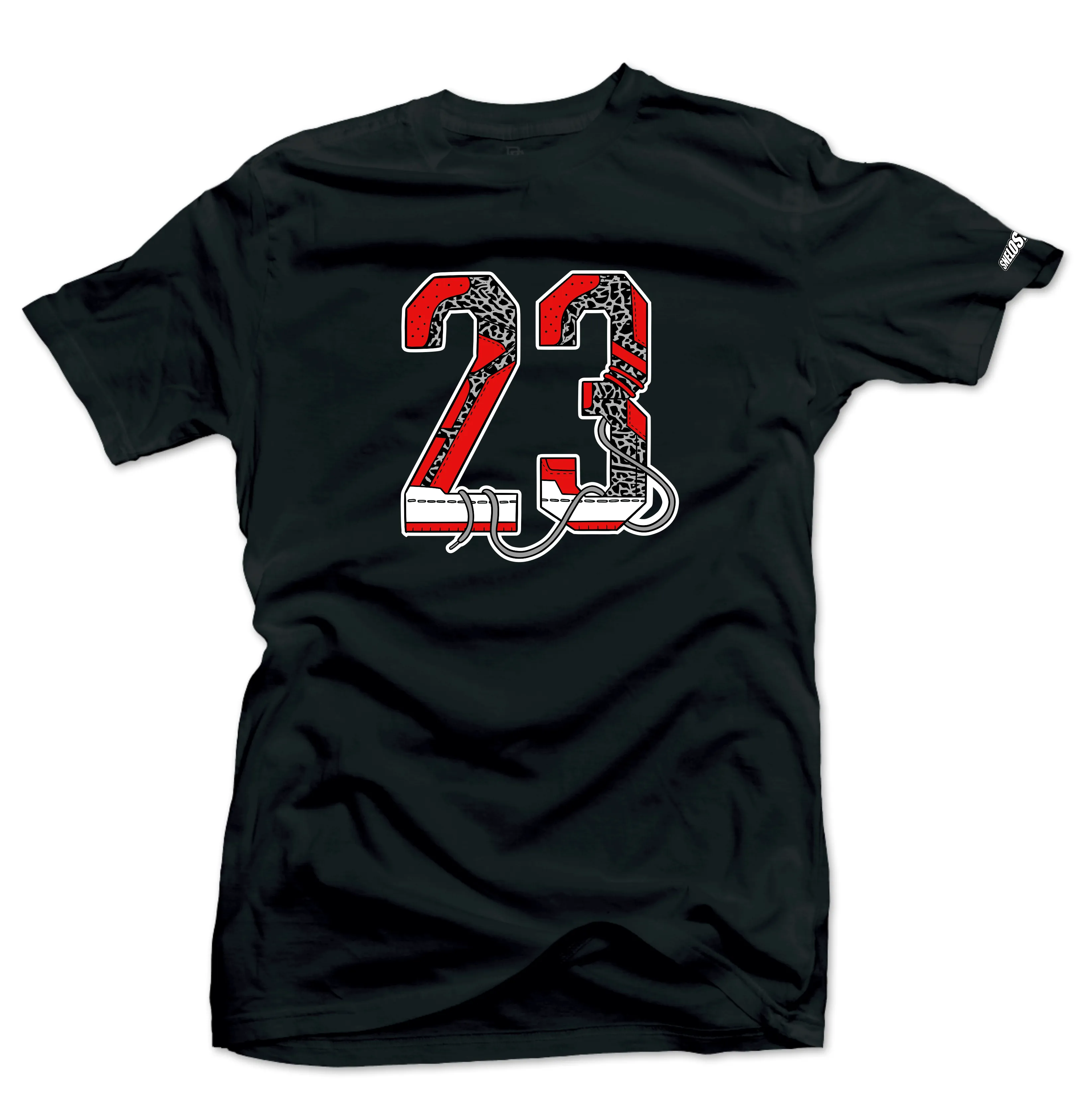 Shirt to Match Jordan 3 Cardinal Sneakers-Snelos 23 Tees