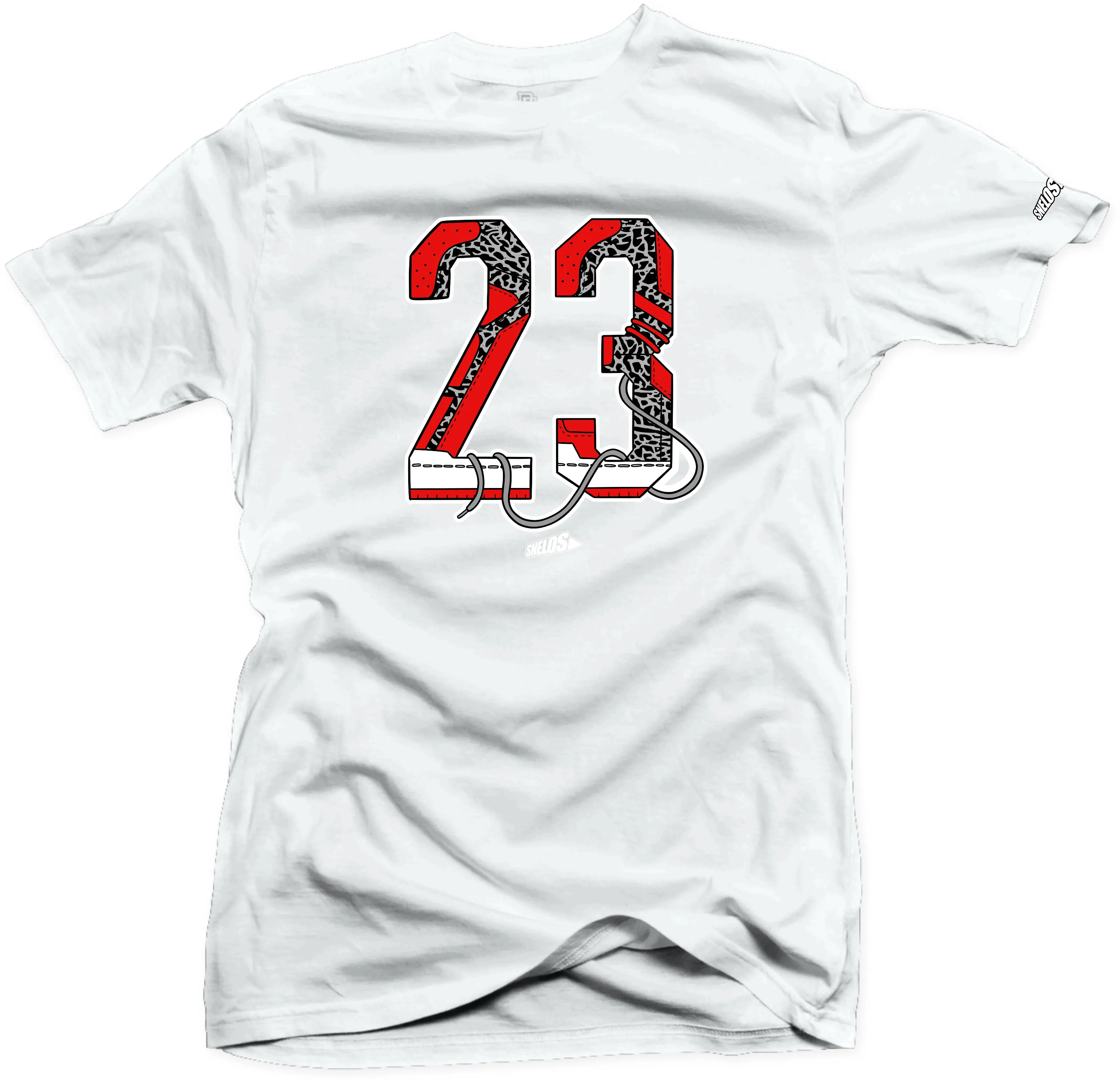 Shirt to Match Jordan 3 Cardinal Sneakers-Snelos 23 Tees