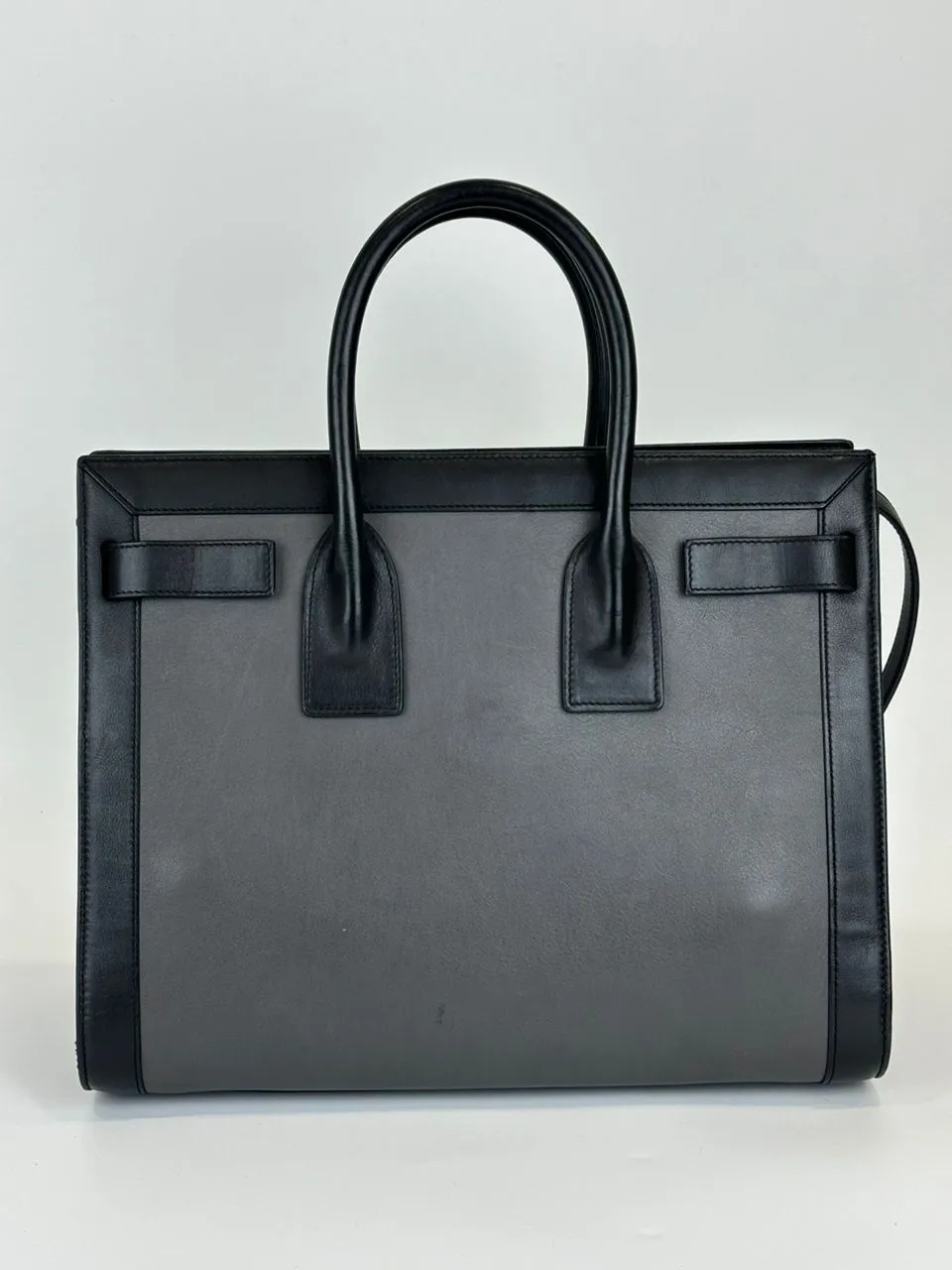 Small Classic Sac De Jour Bag Grey/Black