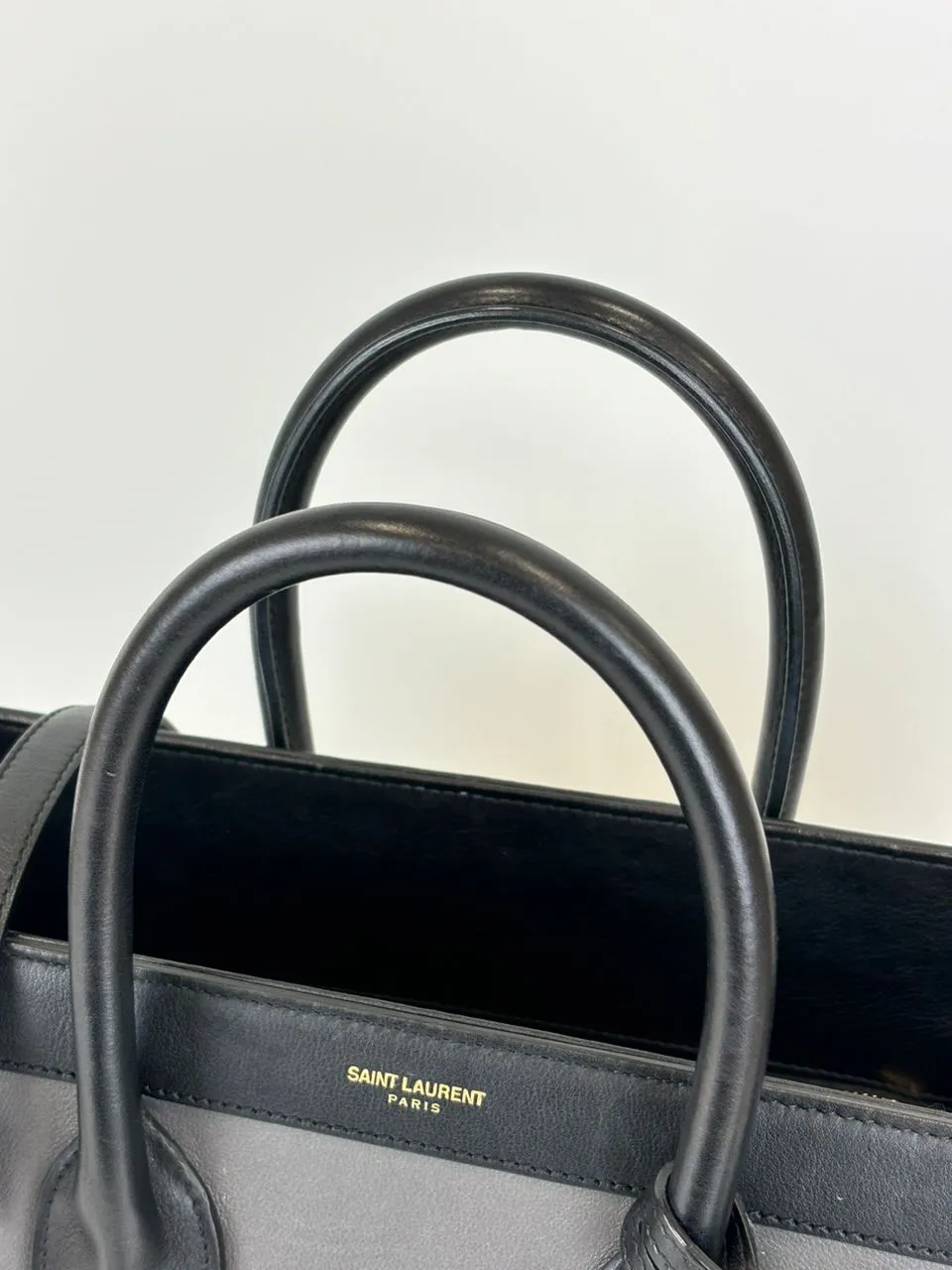 Small Classic Sac De Jour Bag Grey/Black