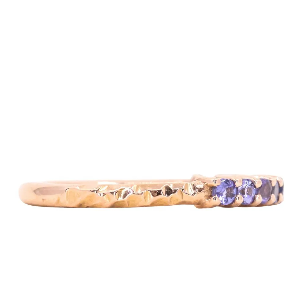 Straight Gemstone Band