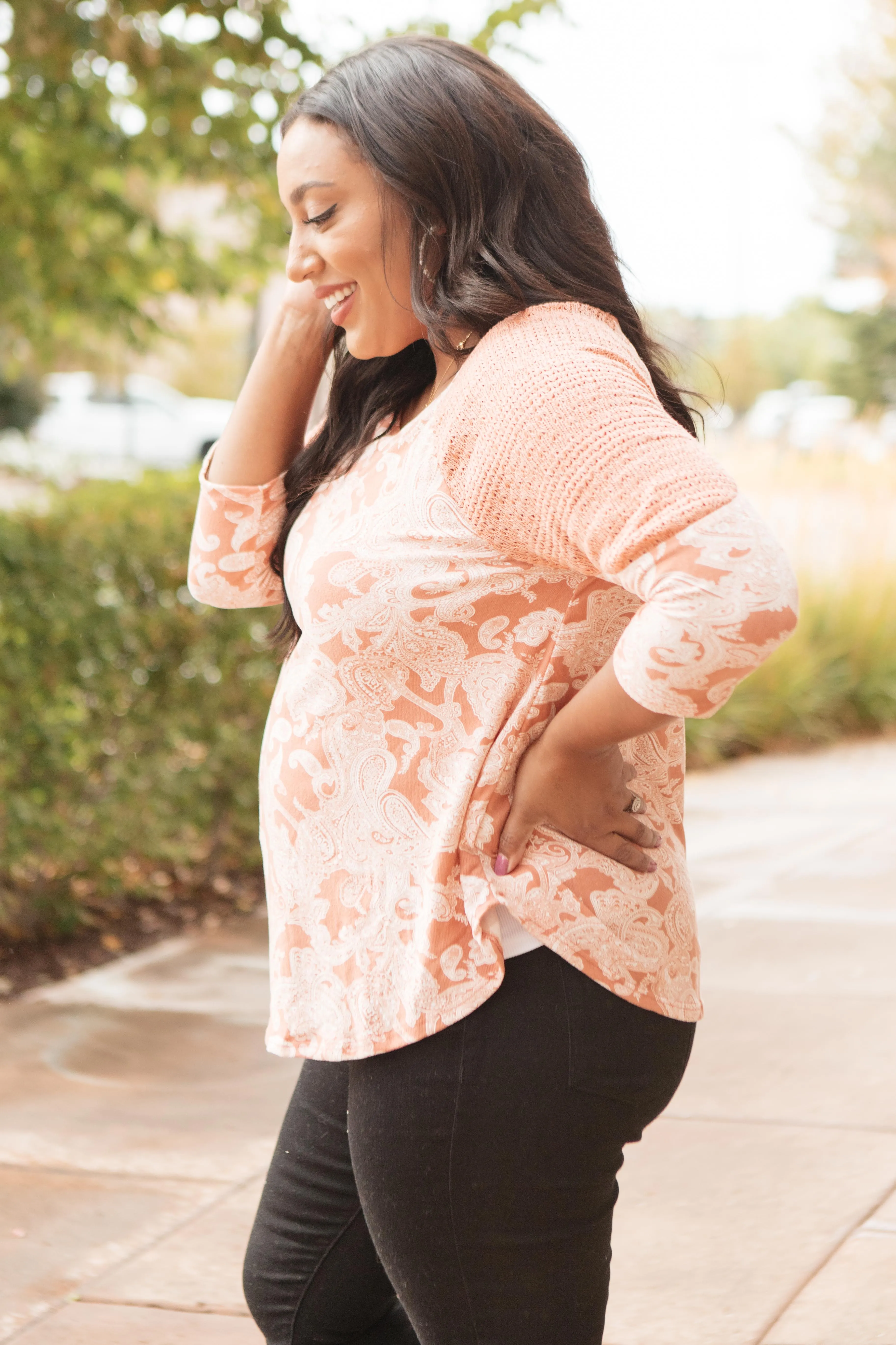 The Paisley Printed Top - On Hand