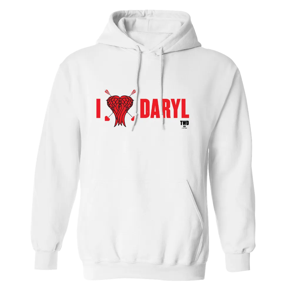 The Walking Dead I Heart Daryl Fleece Hooded Sweatshirt