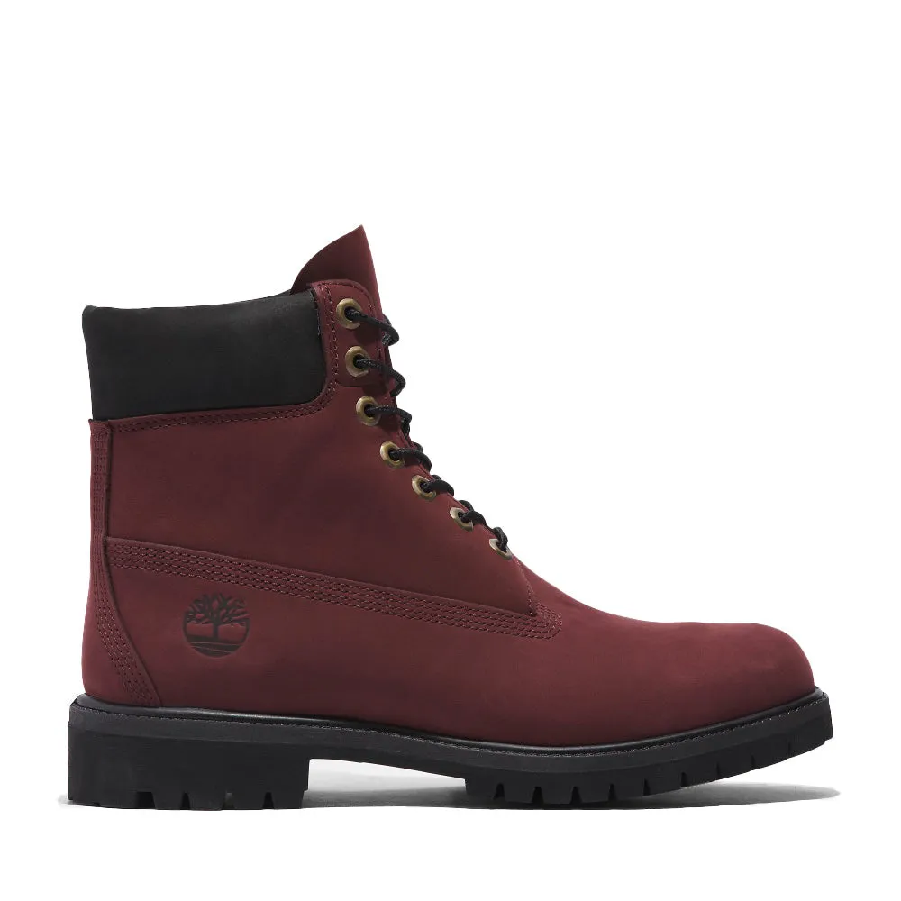 Timberland 6-Inch Burgundy Nubuck PRM