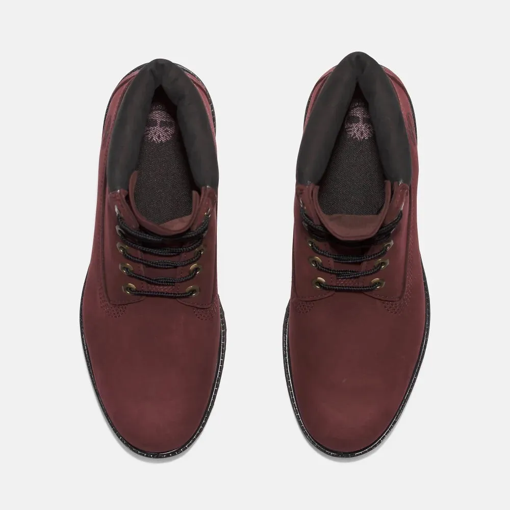 Timberland 6-Inch Burgundy Nubuck PRM