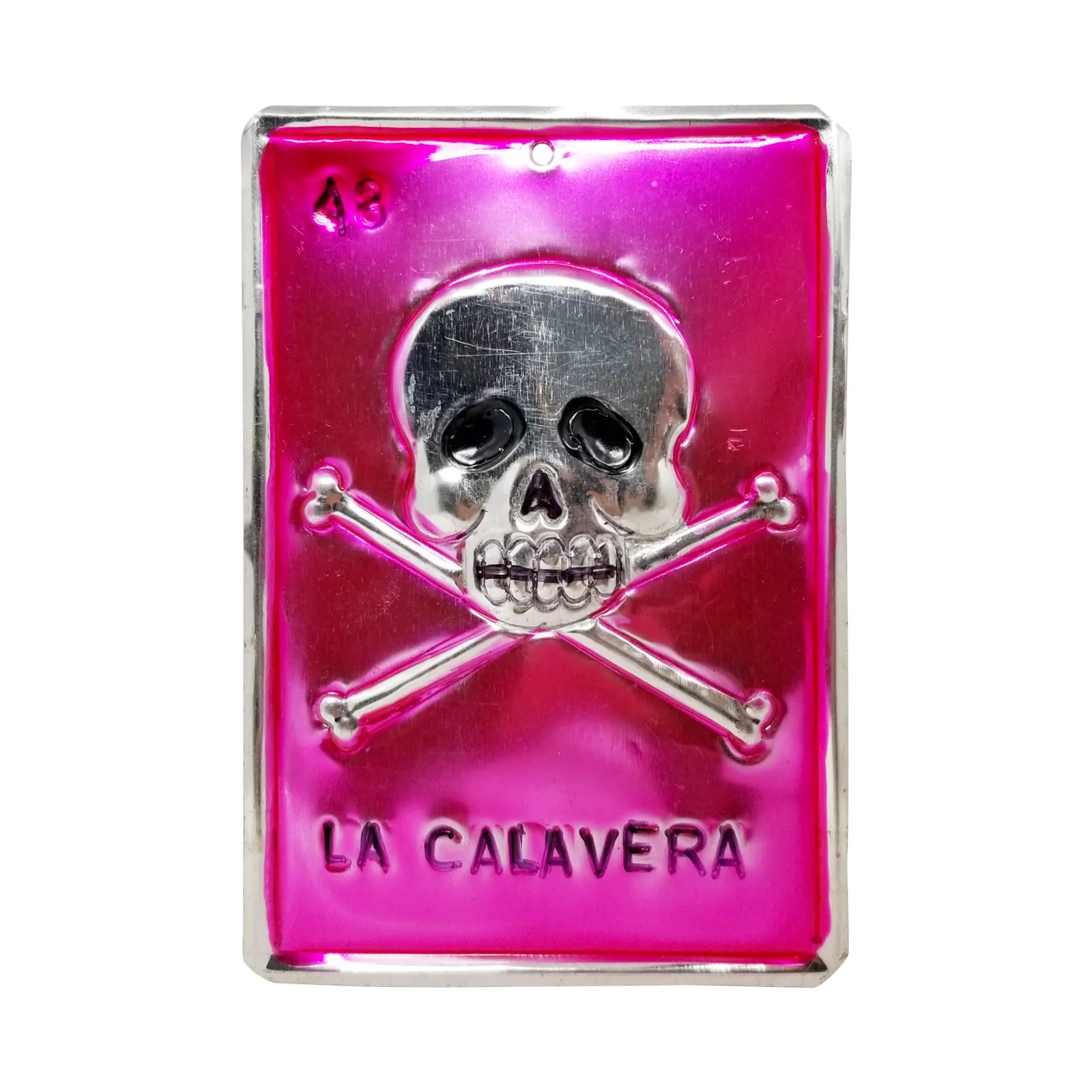 Tin La Calavera Ornament