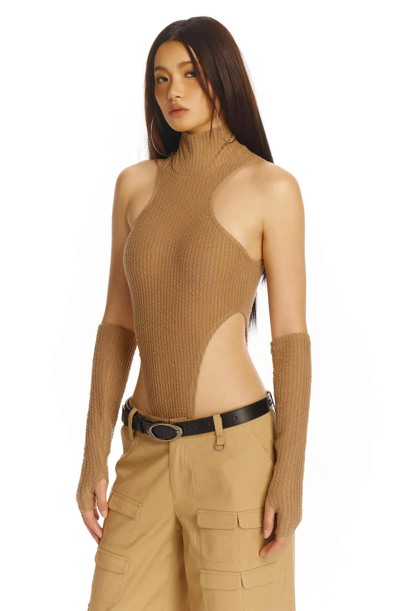 Topaz Bodysuit - Tan