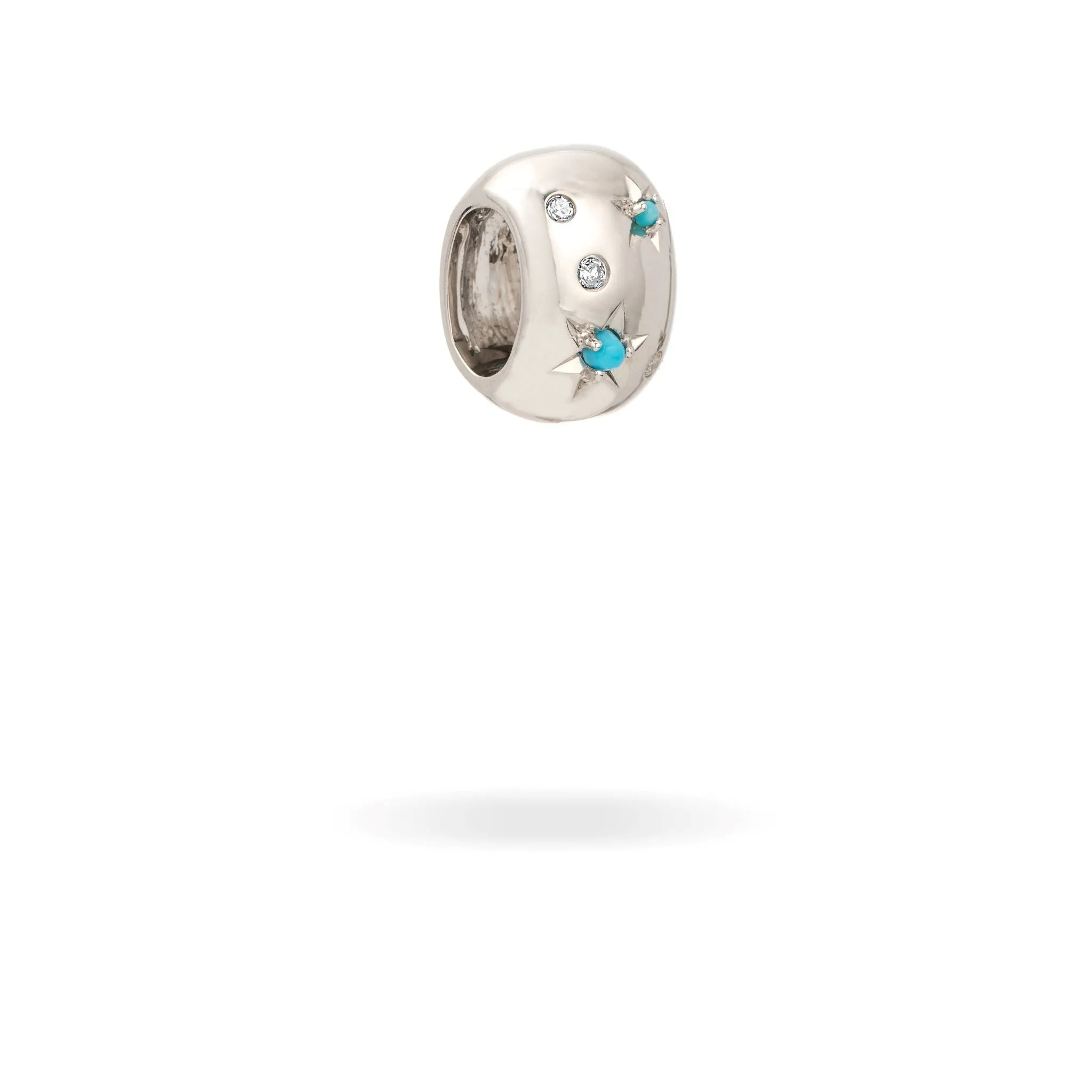 Turquoise   Diamond Celestial Big Bead