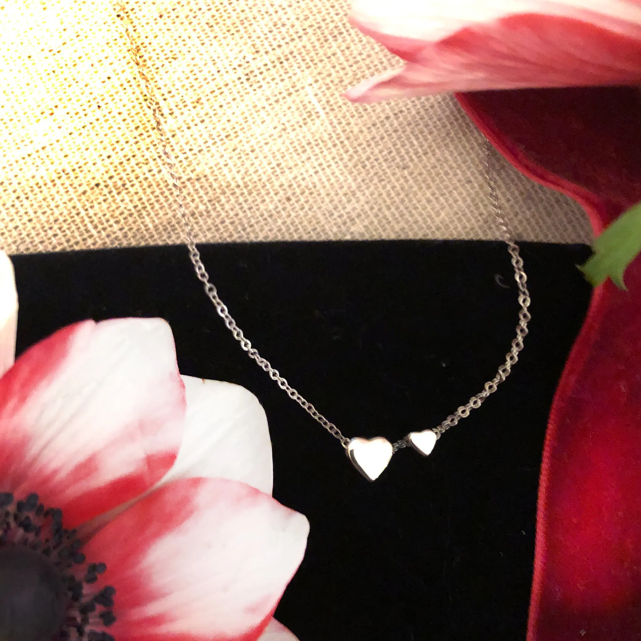 Two Hearts Necklace