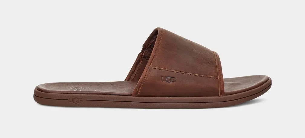 UGG Men's Seaside Slide (Luggage Leather)