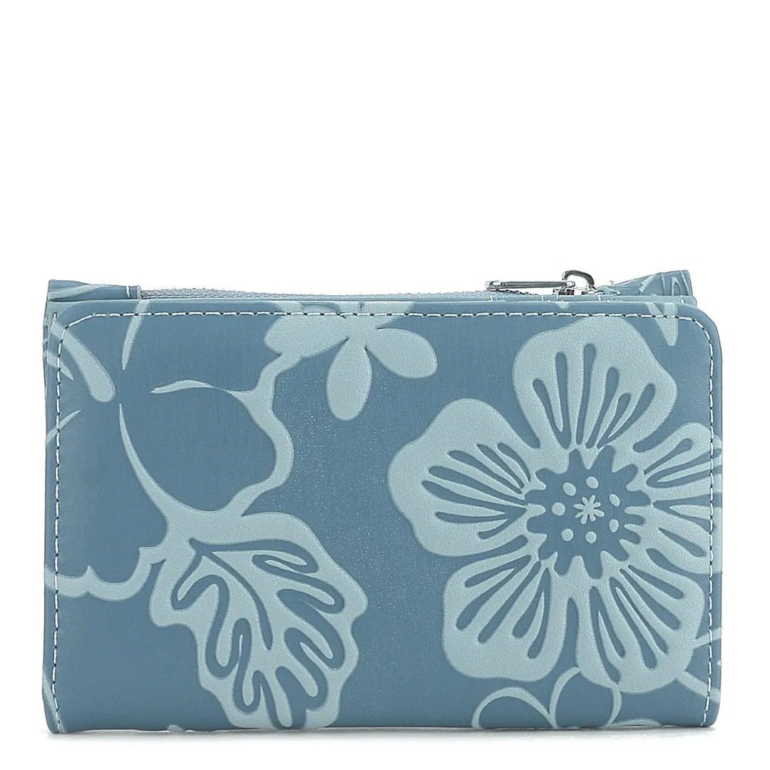 Wallet Joanne Cherry Blossom Embossed Blue      &nbsp;