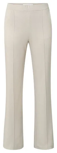 YAYA soft herringbone pure cashmere brown  trouser